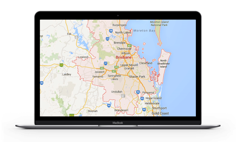 map of Beenleigh service area